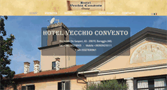 Desktop Screenshot of hotelvecchioconvento.com